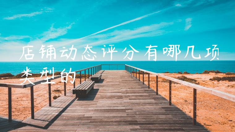 店铺动态评分有哪几项类型的