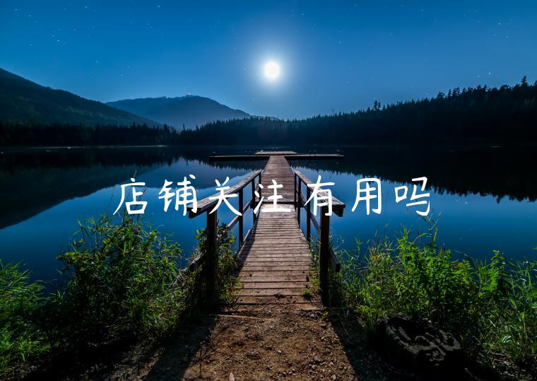 店铺关注有用吗 店铺关注有用吗