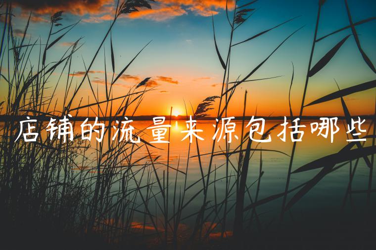 店铺的流量来源包括哪些