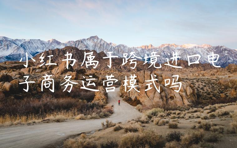 小红书属于跨境进口电子商务运营模式吗 小红书属于跨境进口电子商务运营模式吗