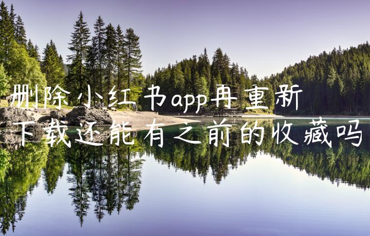 删除小红书app再重新下载还能有之前的收藏吗