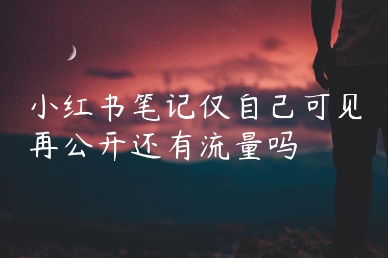 小红书笔记仅自己可见再公开还有流量吗 小红书笔记仅自己可见再公开还有流量吗