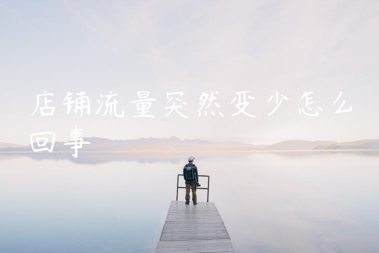 店铺流量突然变少怎么回事 店铺流量突然变少怎么回事