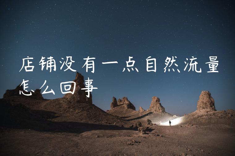 店铺没有一点自然流量怎么回事 店铺没有一点自然流量怎么回事