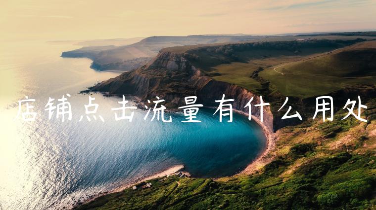 店铺点击流量有什么用处