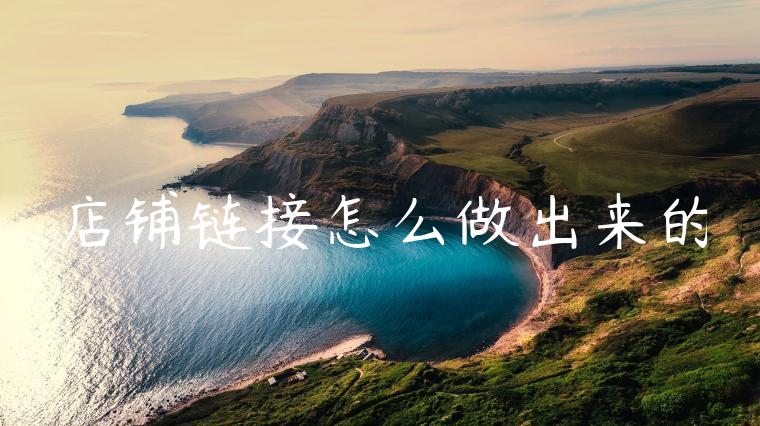 店铺链接怎么做出来的 店铺链接怎么做出来的