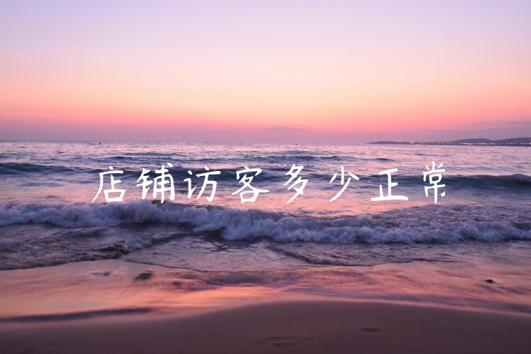店铺访客多少正常 店铺访客多少正常