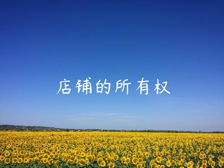 店铺的所有权