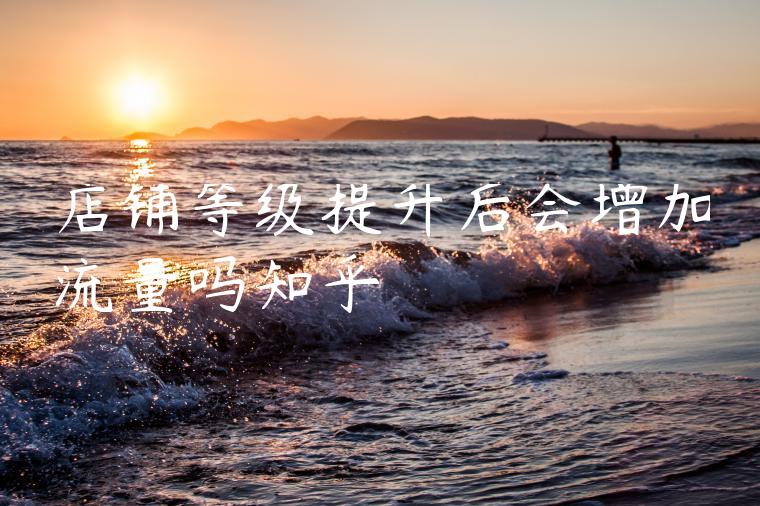 店铺等级提升后会增加流量吗知乎