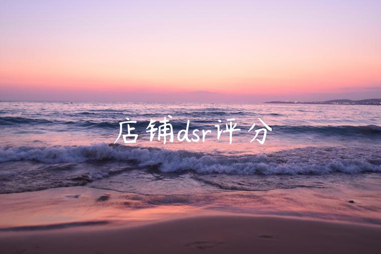 店铺dsr评分