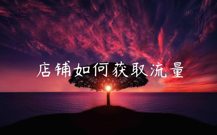 店铺如何获取流量