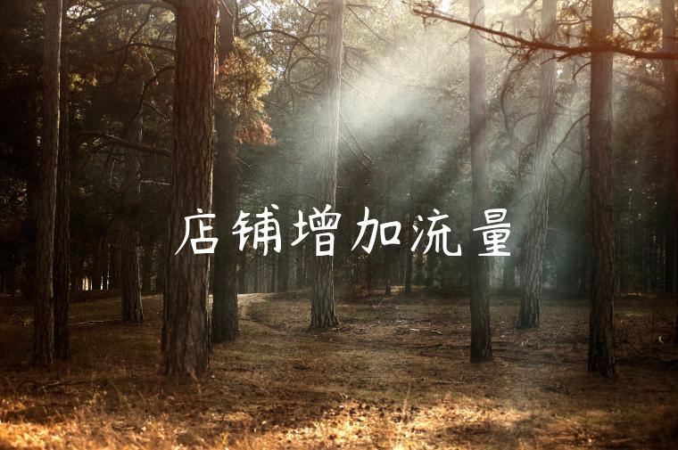店铺增加流量