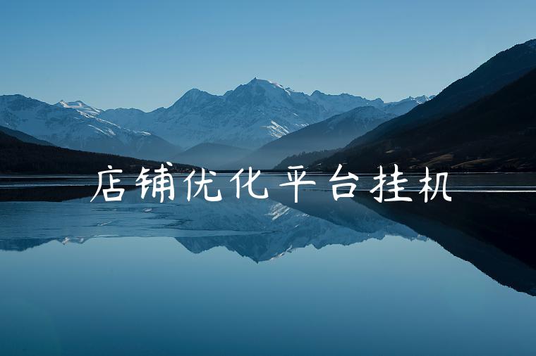 店铺优化平台挂机