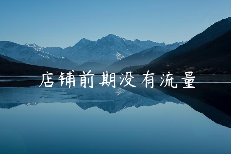 店铺前期没有流量 店铺前期没有流量