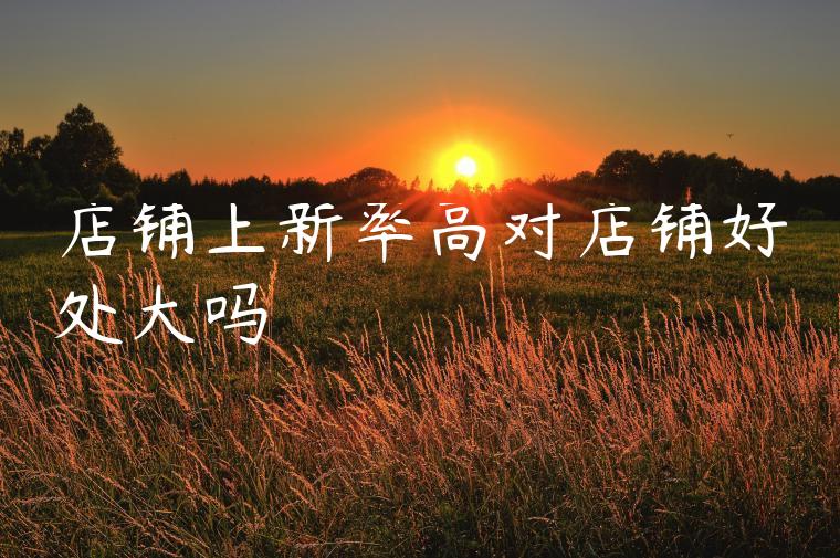 店铺上新率高对店铺好处大吗 店铺上新率高对店铺好处大吗