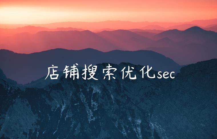 店铺搜索优化seo