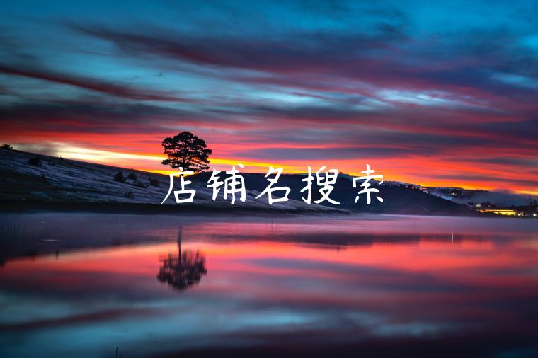 店铺名搜索 店铺名搜索