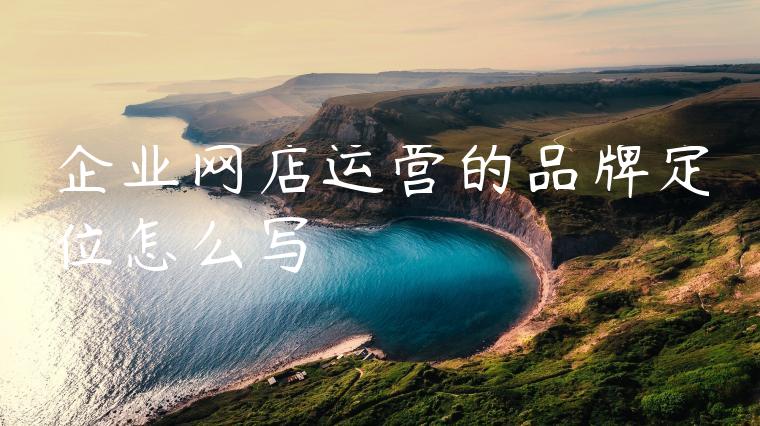 企业网店运营的品牌定位怎么写 企业网店运营的品牌定位怎么写