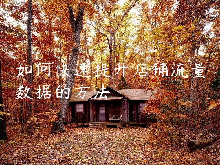 如何快速提升店铺流量数据的方法 如何快速提升店铺流量数据的方法
