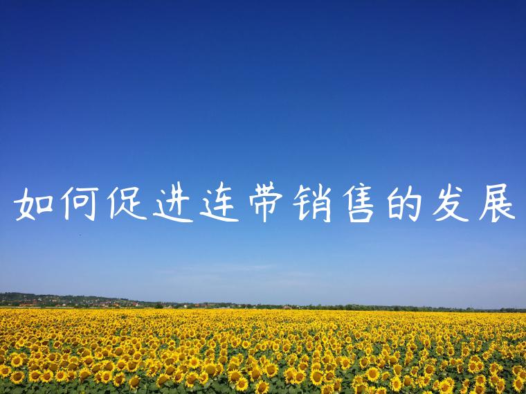 如何促进连带销售的发展 如何促进连带销售的发展